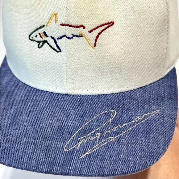 Greg Norman Collection Golf Hat Cap Hook n Loop Adjustable Fit - Picture 4 of 8